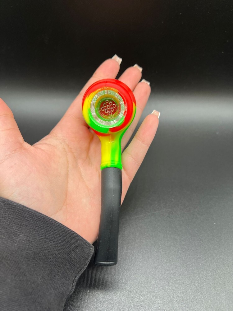 Multicolor Silicone Sherlock Pipe Tobacco Pipe