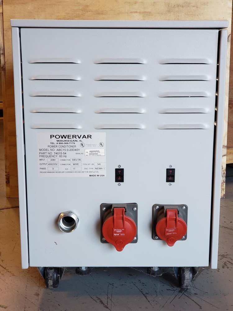 Powervar ABC15.0-20D40Y Series 2000 GPI Global Power Interface Conditioner
