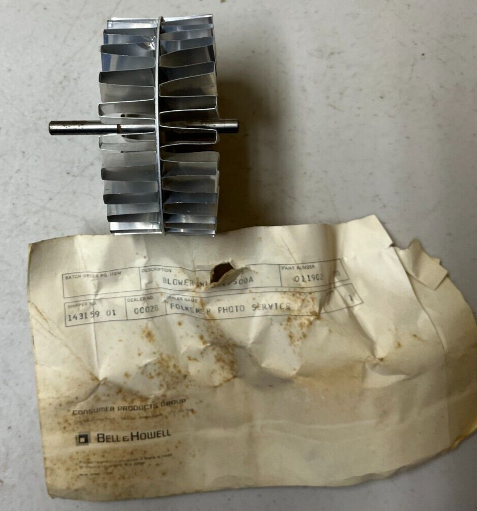 Bell & Howell 011902 blower wheel/500A
