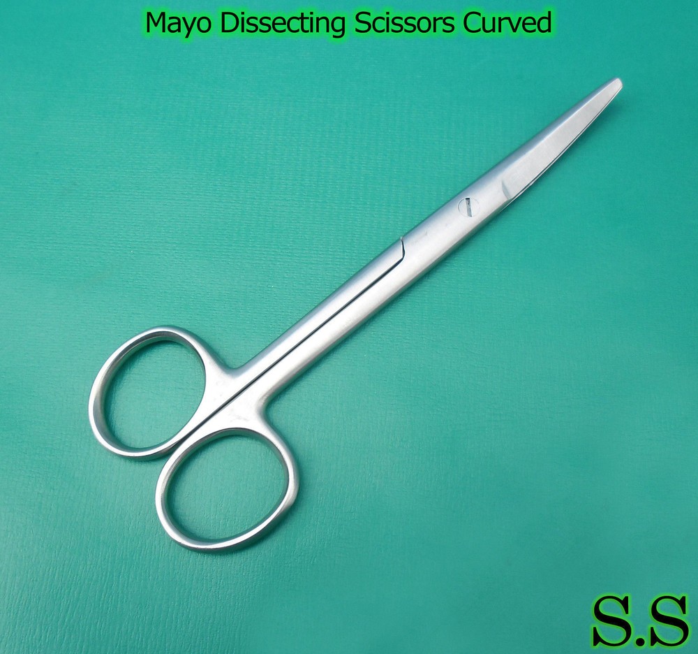O.R GRADE MAYO DISSECTING SCISSORS 8" CURVED TIP