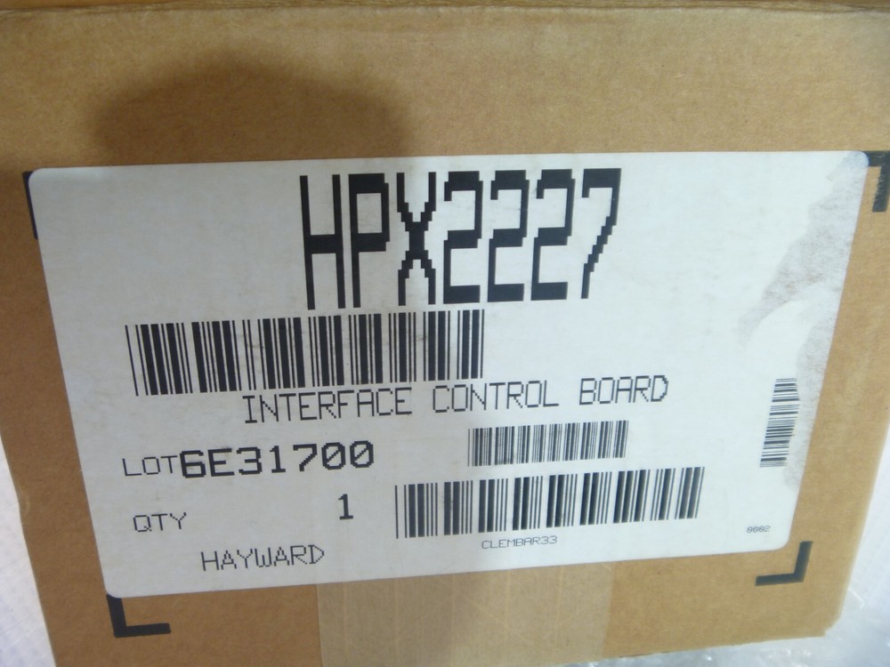 Hayward HPX2227 Interface Control Board