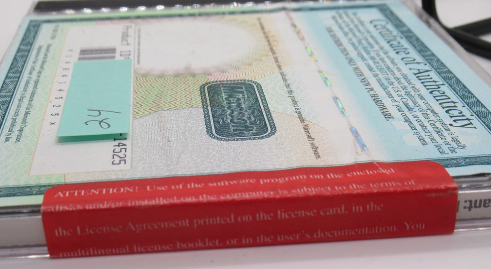 VINTAGE MICROSOFT - MICROSOFT PLUS OEM PC CD-ROM SOFTWARE, OEM NEW PC DIST.