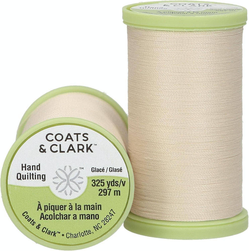 Dual Duty plus Hand Quilting Thread, 325-Yard, Natural