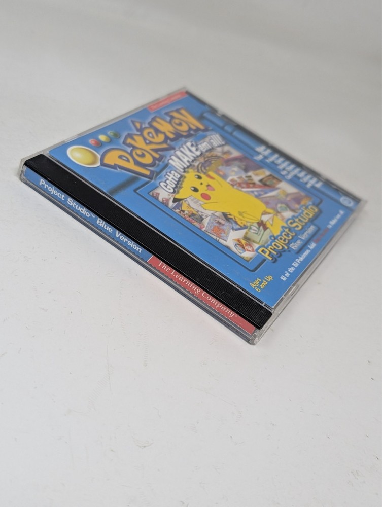 Pokemon Gotta Make Em All Project Studio Blue Version PC Complete CIB w/ Manual