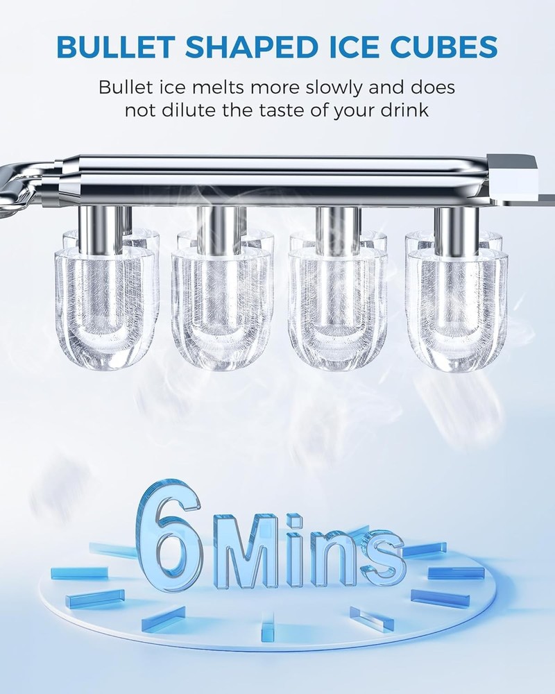 Self Cleaning Ice Maker 26.5 lbs