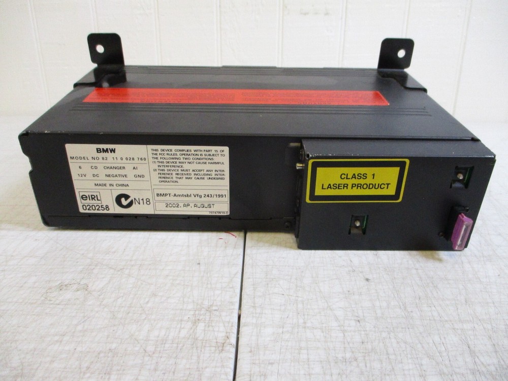 BMW CD CHANGER PLAYER fits: E36 E46 E39 X53 X5 MINI COOPER 82110028760 & others