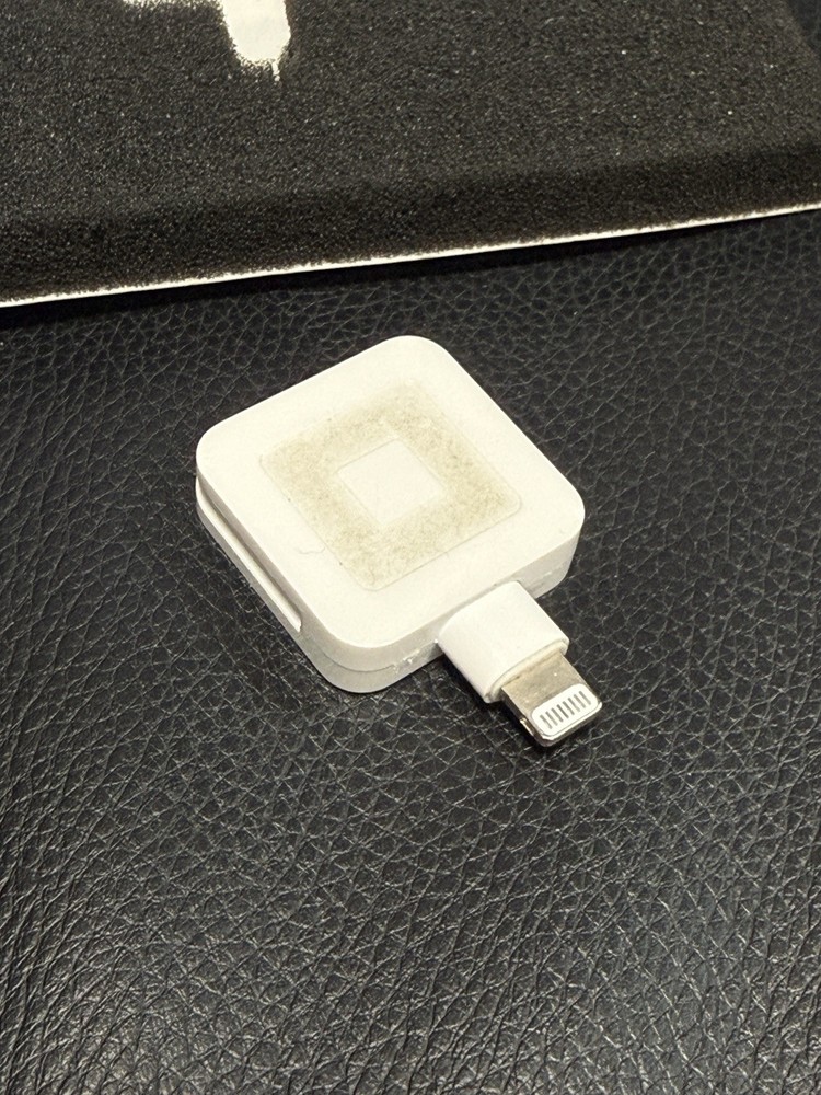 Square Reader Lightning Credit Card Swipe Reader For iPhone Untested