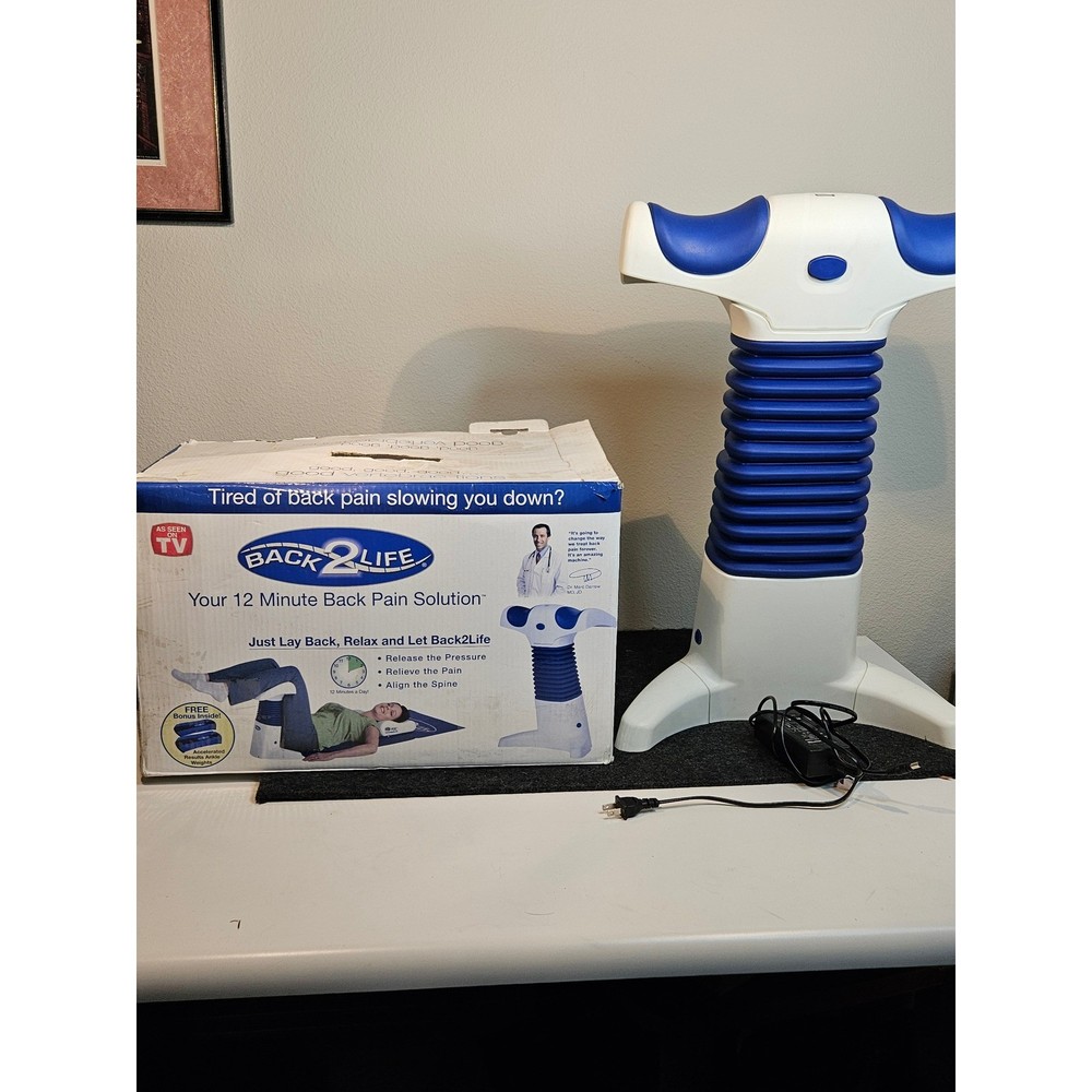 Back2Life Continuous Passive Motion Back Pain Relief Machine BL-2000 White Blue