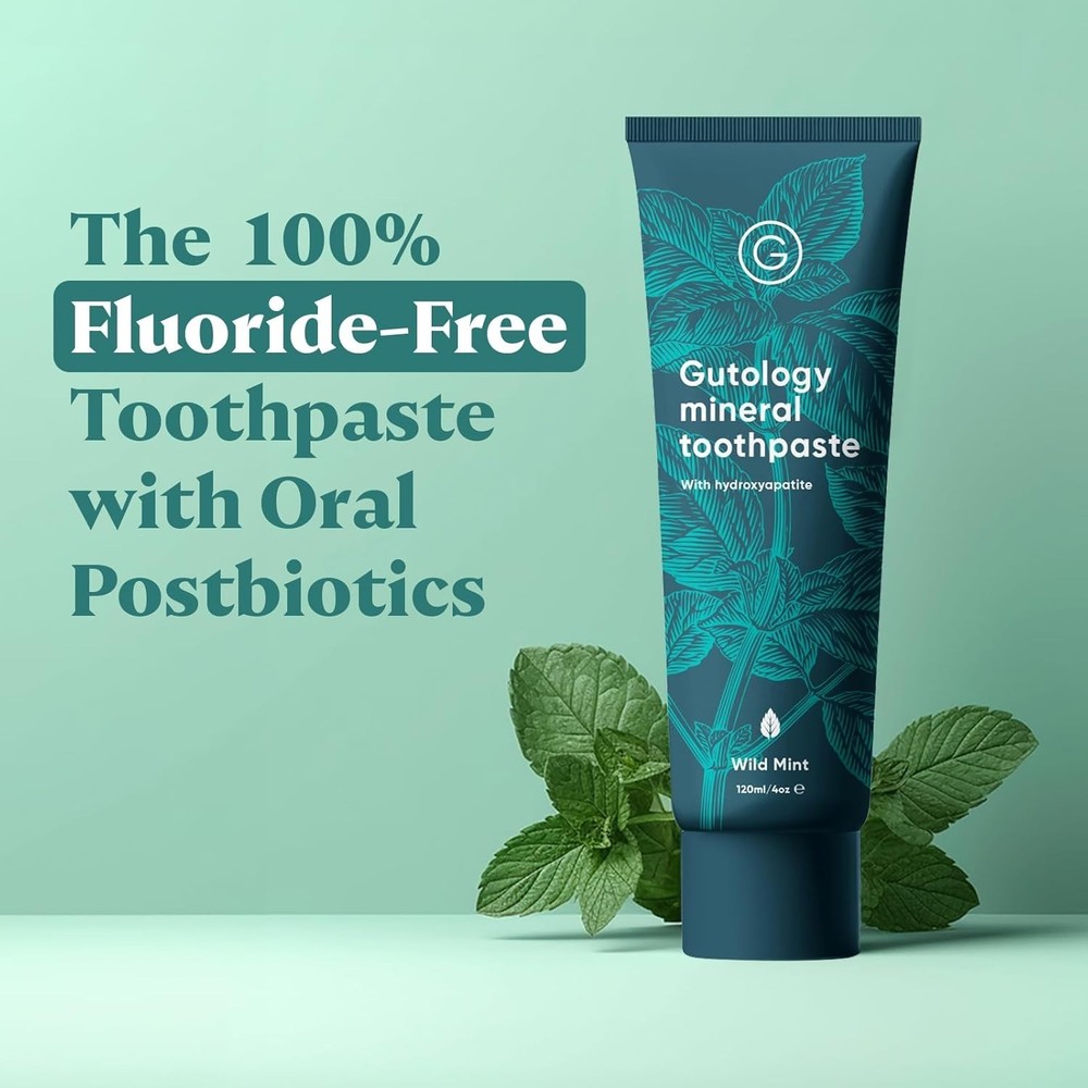 Gutology Natural Probiotic Hydroxyapatite Toothpaste 5.5 Fl Oz