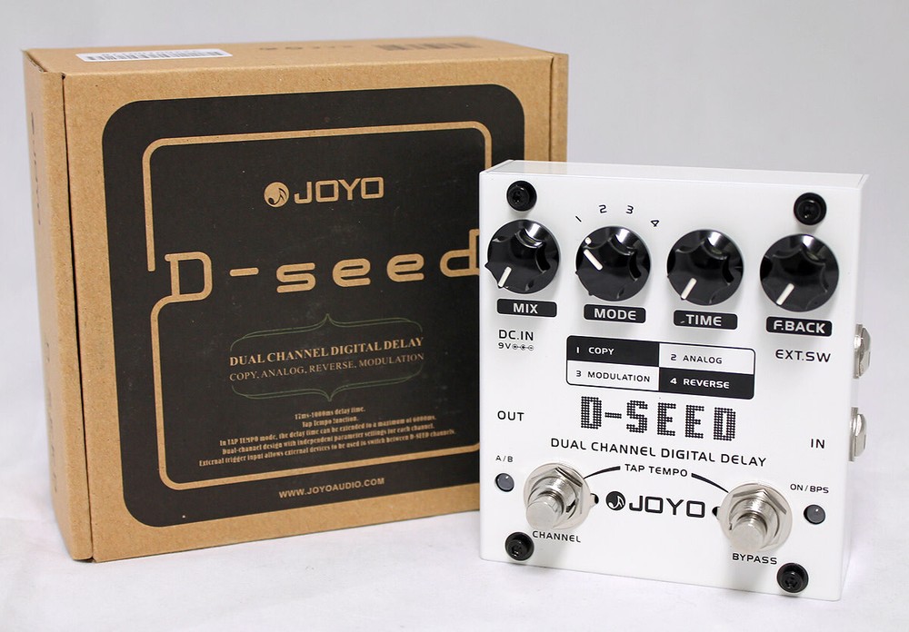 Joyo D-SEED Dual Channel Digital Delay Pedal