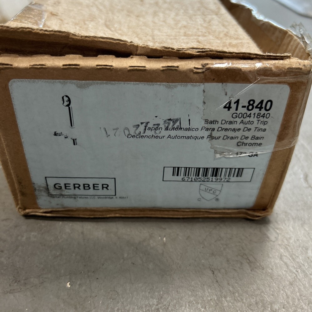 Gerber 41-840 Gerber Classics Brass Auto Trip Drain