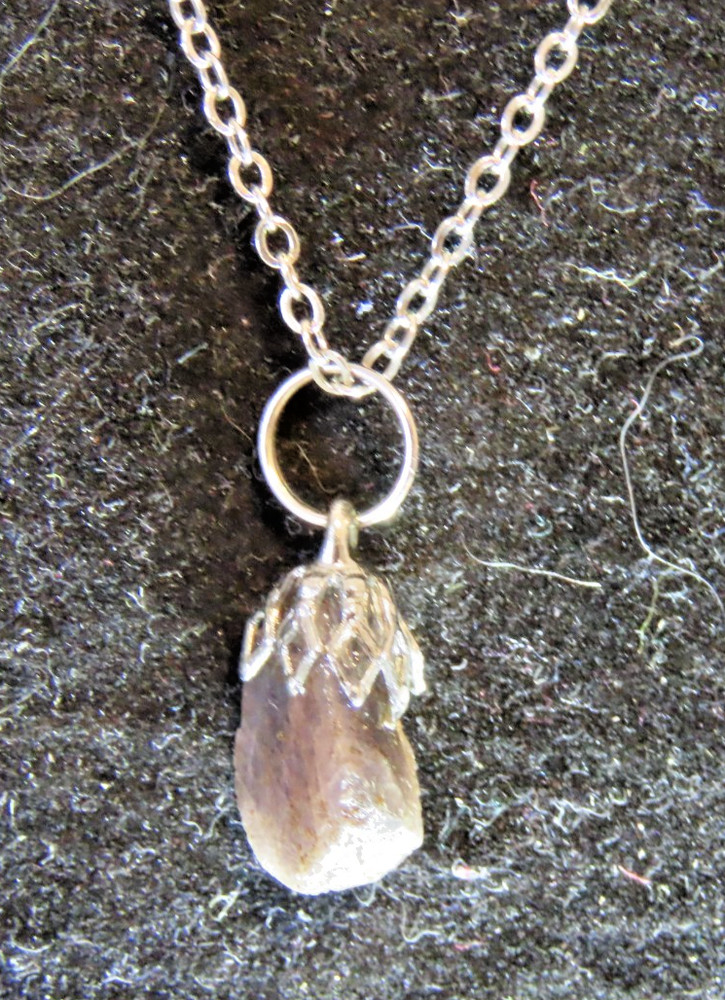 Natural Blue Sapphire Pendant RAW