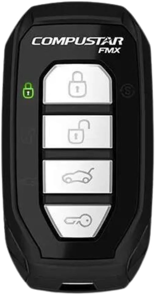 High-Range 2-Way Car Remote - Ergonomic, 3000' Frequency Modulation Control