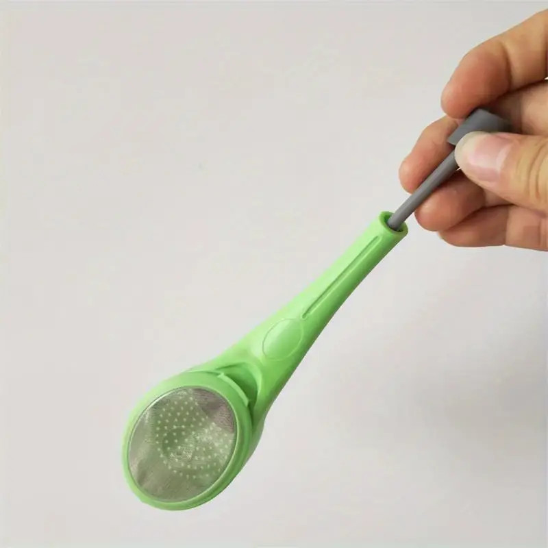 Silicone Tea Leaf Filter Kitchen Tea Set Press Strainer Reusable Tea Infuser
