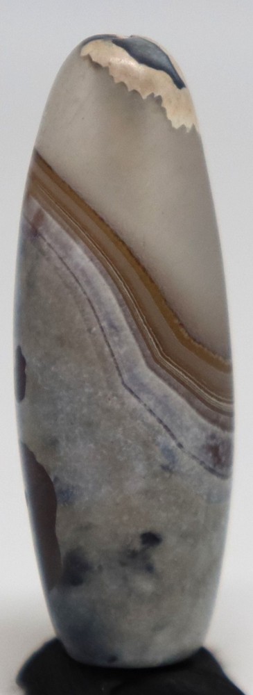 Genuine Ancient Old Bactrian Banded Agate Stone Bead over 2000 Year Old