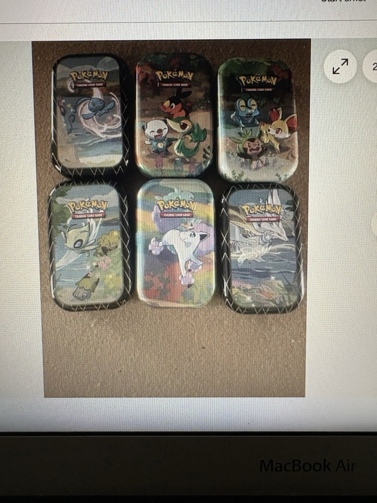 20 Empty Tin Pokémon’s