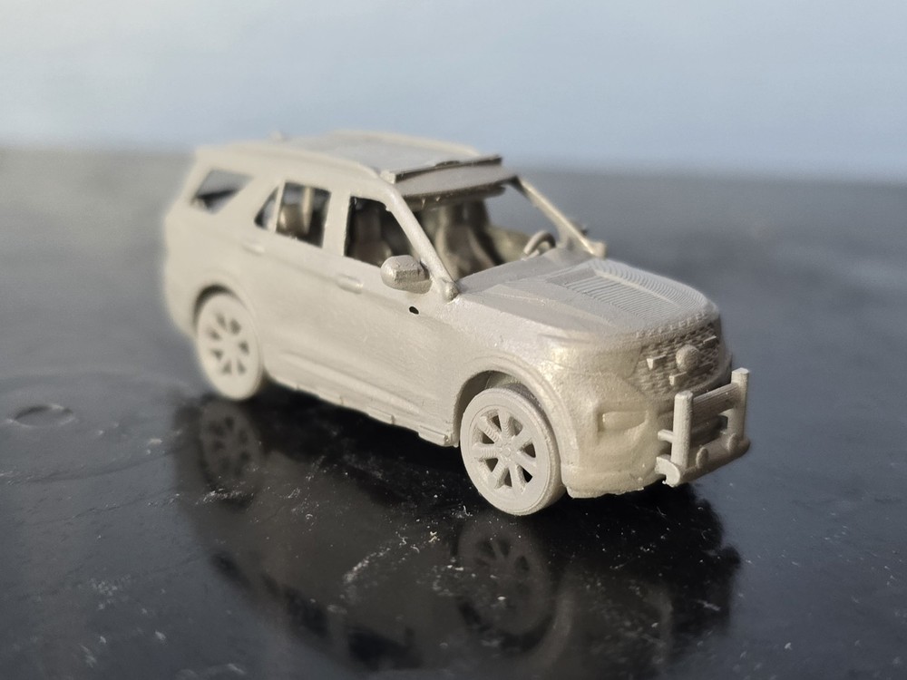 Ho Scale Ford Explorer Interceptor  Undecorated Kit 3d Printed