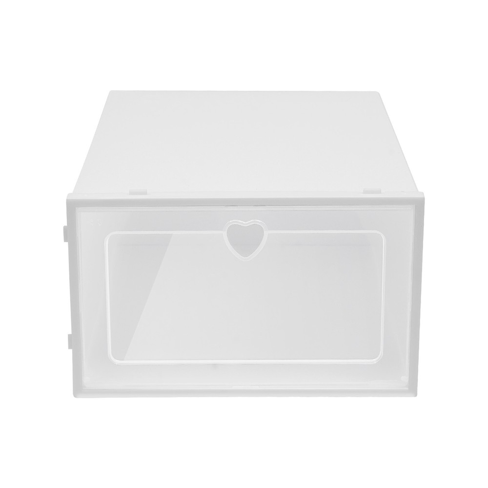 20pcs Shoe Storage Box Organizer, Transparent Plastic Stackable' Shoe Container