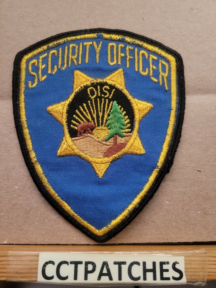 DUDER INDUSTRIAL SECURITY INC CALIFORNIA OFFICER (POLICE) SHOULDER PATCH CA