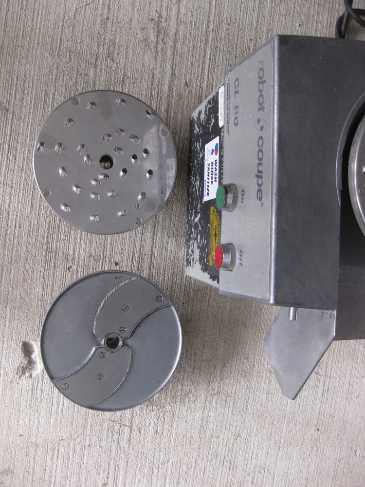 Robot Coupe CL 50 Ultra Continuous Feed Food Processor with 3 Discs