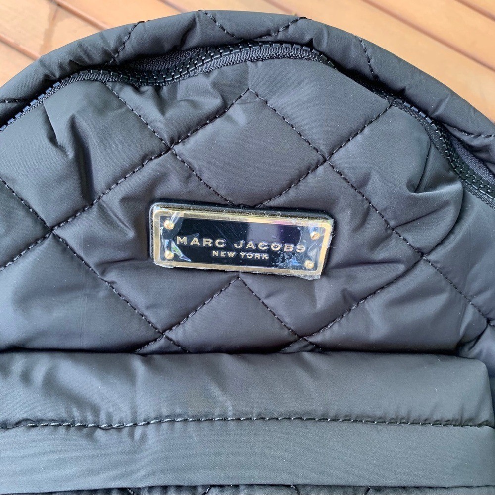 Marc Jacobs Women's Quilted Black Nylon School Backpack
