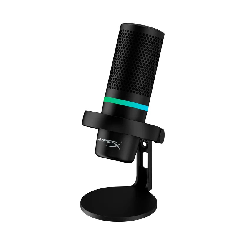 HyperX DuoCast USB Condenser Microphone RGB Lighting for PC, PS4, PS5 (Black)