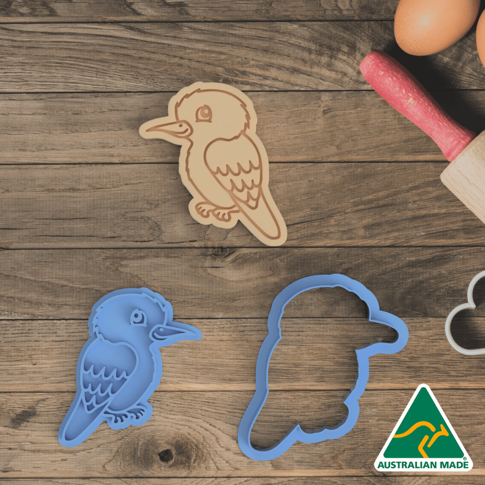 Kookaburra Cookie Cutter And Embosser Stamp
