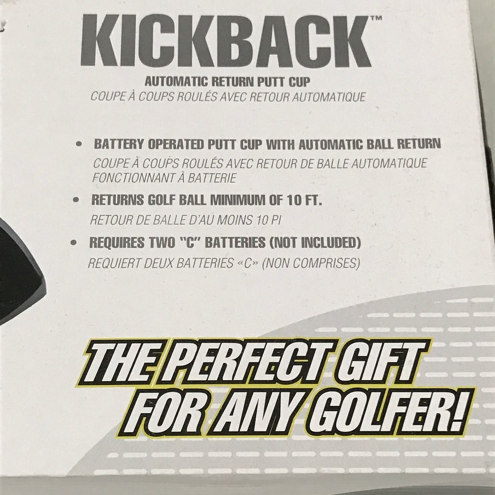 Izzo Golf Kickback Automatic Ball Return Putt Cup Office Golfer Gift Tool 90226