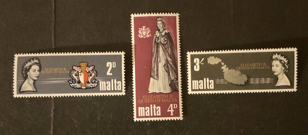 Malta Scott #378-80 never hinged