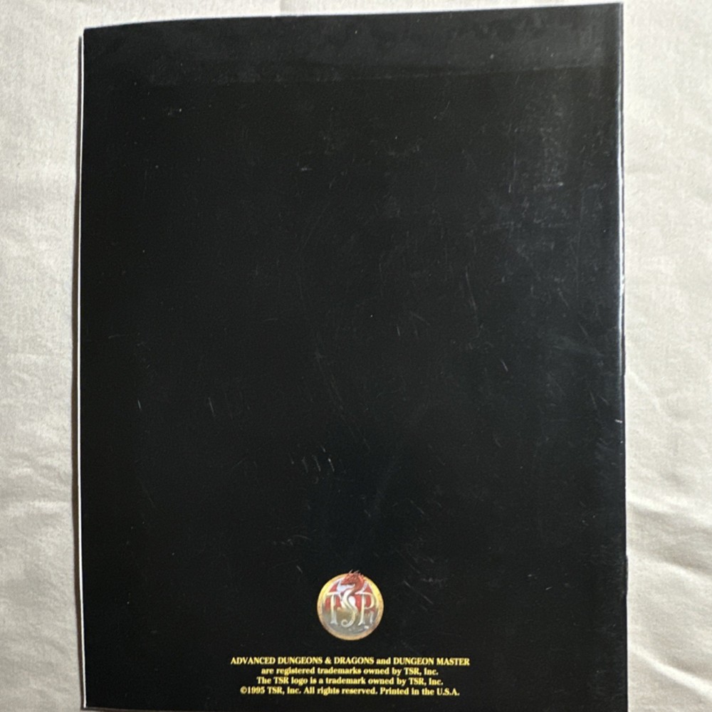 TSR Advanced Dungeons & Dragons Dungeon Master's Screen & Master Index 9504