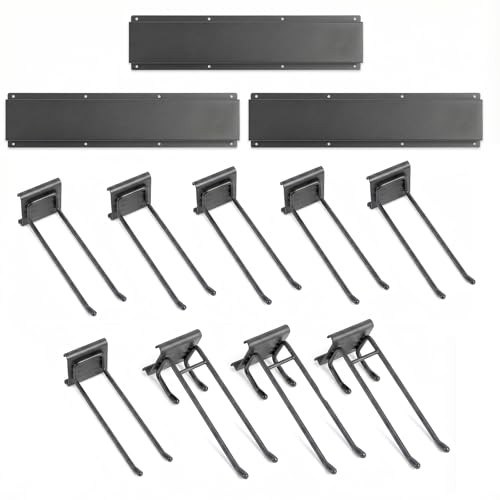 Garage Tool Organizer Wall Mounted, 16 Inches Adjustable Garden Tool