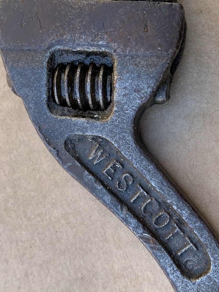 vintage westcott adjustable spanner wrench