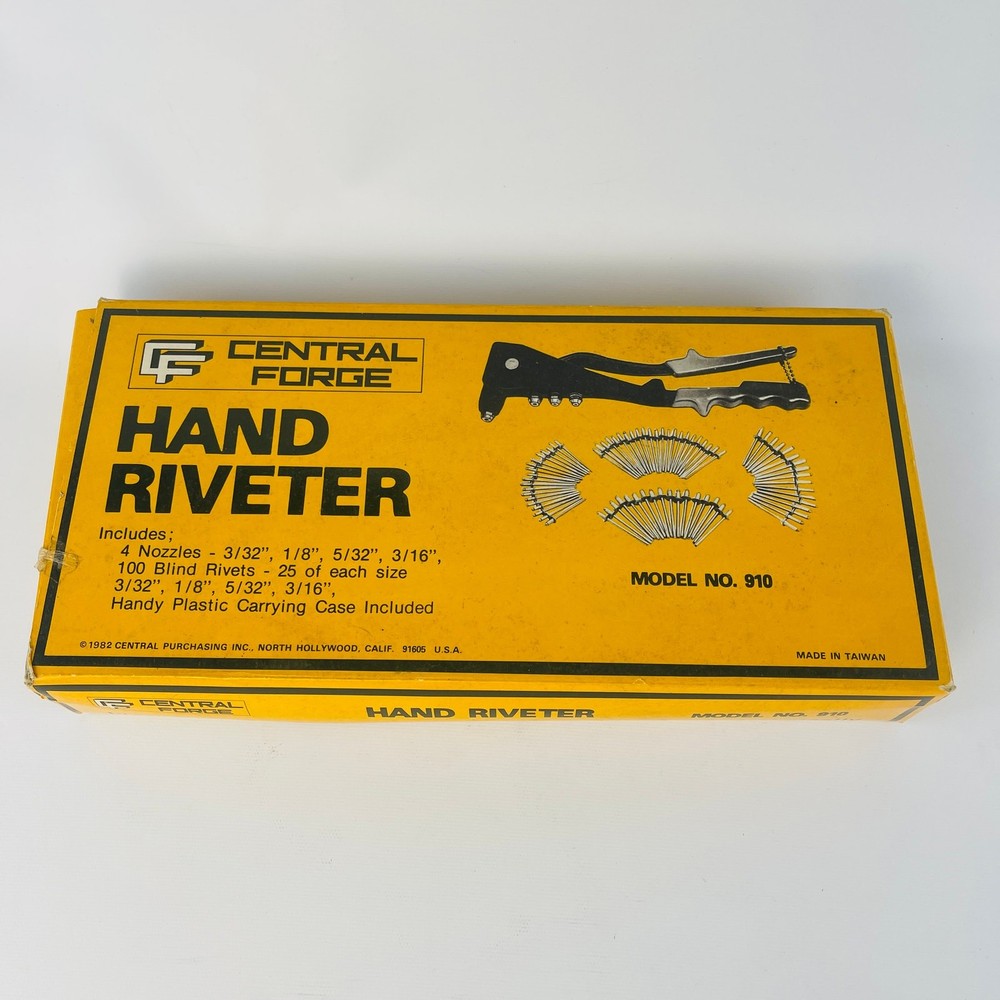 Central Forge Hand Riveter Model No. 910
