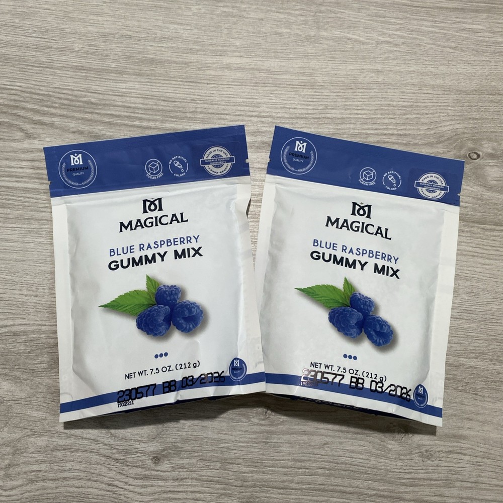 BB 3/2026 Magical Butter Gummy Packs 2 Blue Raspberry