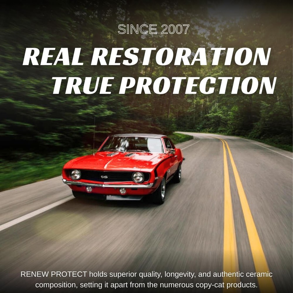 RENEW PROTECT - SATN Low-Gloss Ceramic-Hybrid Protectant | 8oz, Low Gloss