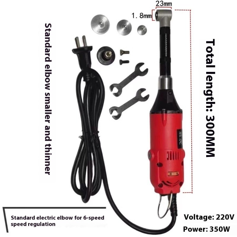 Electric 90 Degree Elbow Grinder Micro Angle Engraving Grinder Adjustable Speed