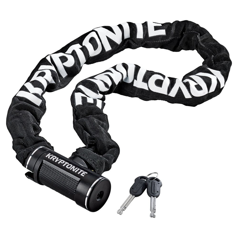 Bicycle Lock with Key, 8mm Chain, Secure Key Chain Design, Anti-Theft