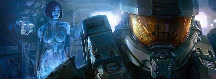 2012 Halo 4 Midnight Launch Poster (Guardian) Microsoft Xbox