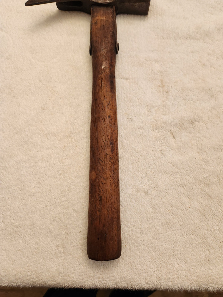 Antique vintage CLAW HAMMER strap handle different unusual DSI 265