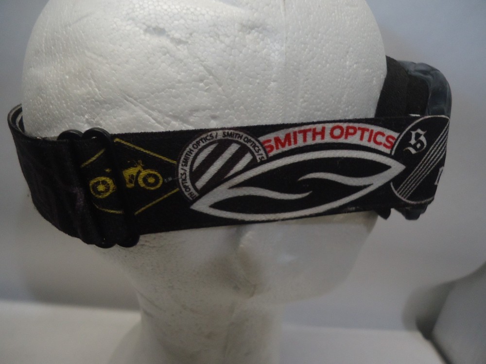 Smith Optics Ski Goggles Adjustable Ventilated Black Frame Motorcycle 1965