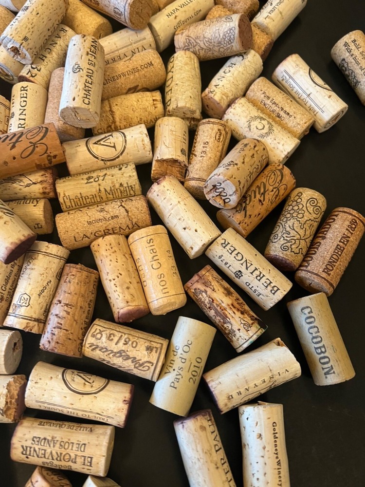 Lot Of 130 Assorted Wine Corks For Crafts & DIY Projects Mixed wines