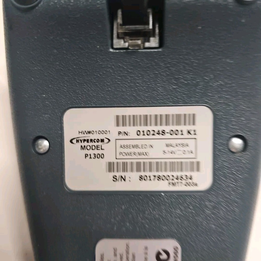 Hypercom P1300 Number Keypad Only Replacement