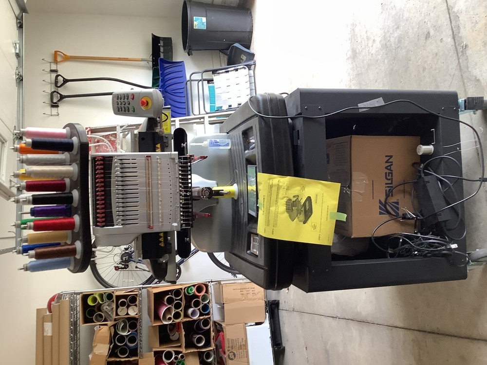 Melco Bravo II Single Head 16 Needle Embroidery Machine
