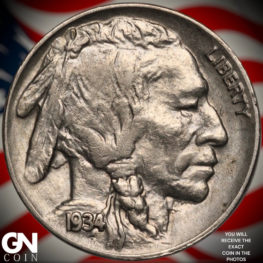 1934 P Buffalo Nickel B1306