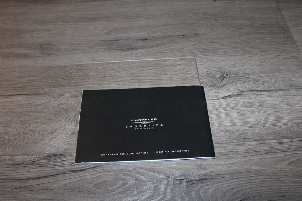 2004 Chrysler Crossfire small brochure 7.25"x4.75" size