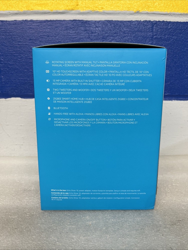 Amazon Echo Show 10 3rd Generation Smart Display & Speaker Charcoal New Sealed