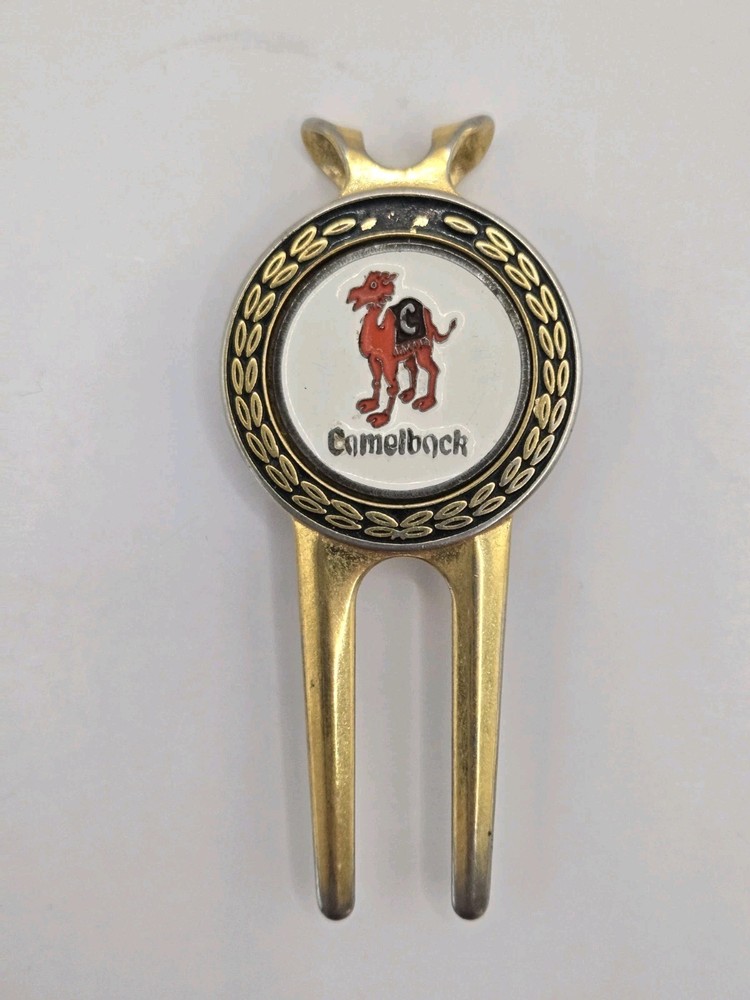 Vintage CAMELBACK Brass GOLF Divot Tool