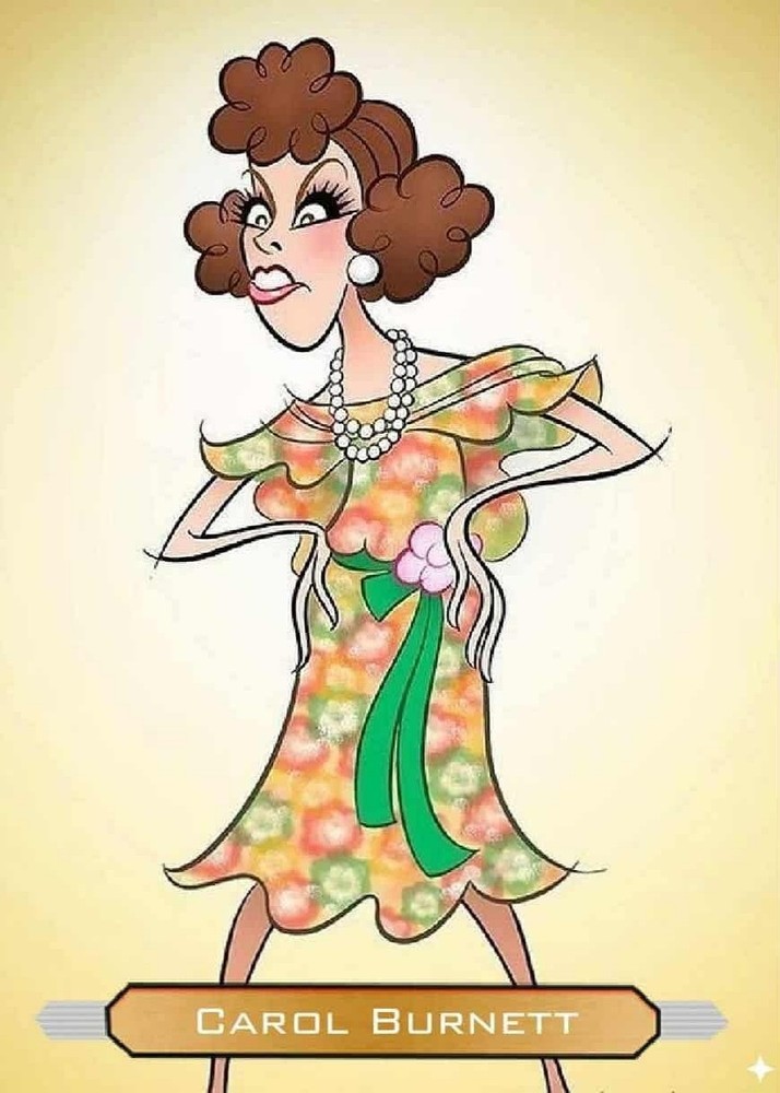 Carol Burnett Custom Trading Art Card
