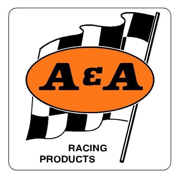A&A - Flag waving decal on clear