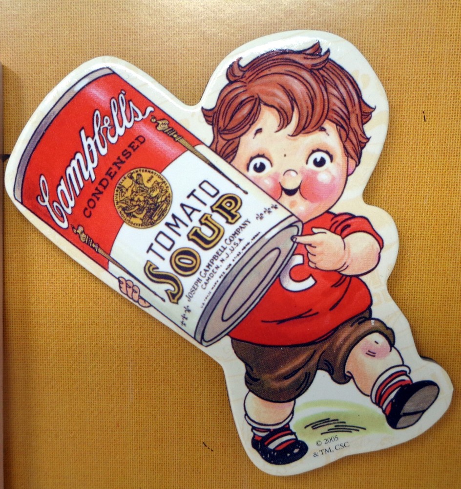 CAMPBELL'S Soup Lined Paper Pad + 3D Stickers 2005 (NEW)
